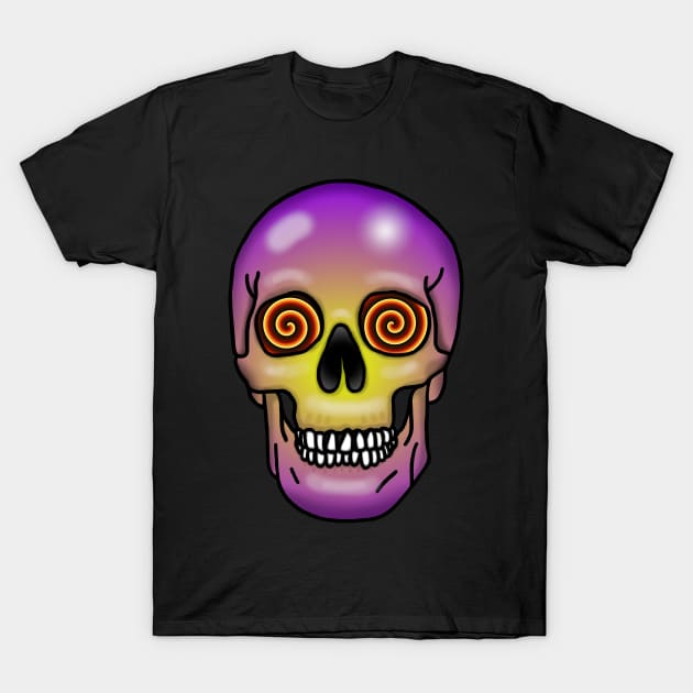 Skull, x-ray specs eyes, no background T-Shirt by Zippy's House of Mystery